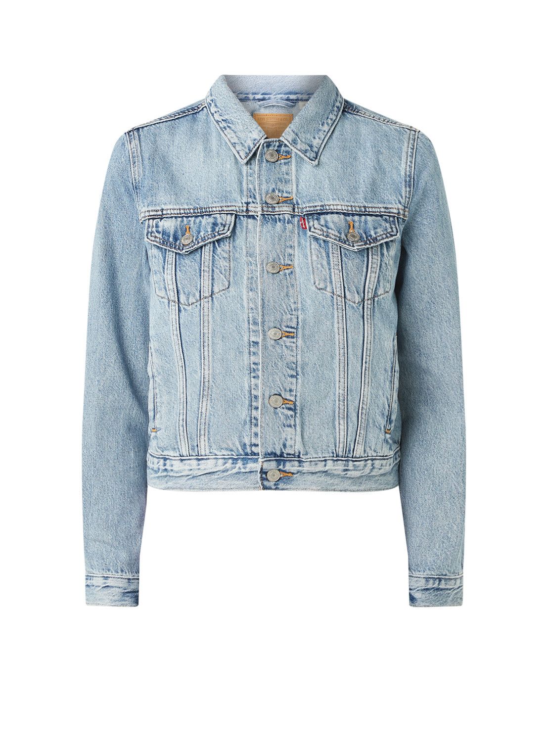 Levi's Trucker spijkerjas met lichte wassing - 5400898190954