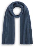 Codello Omslagdoek Vrouwen Polyacryl Wol Effen donkerblauw 30x190 cm