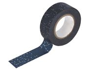 Afplakband Kuckuck Afplakband Masking Tape Washi Navy Blue 18 mm x 15 m