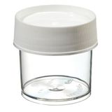 Nalgene® Rechte beker met brede hals van PMP met wit