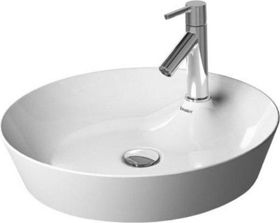 Duravit Cape Cod Opbouwwastafel 48cm Rond Keramiek Wit