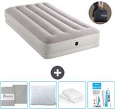 Intex Luchtbed - 1-Persoons - 99 x 191 x 30 cm - Grijs