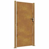 vidaXL Tuinpoort 100 x 175 cm cortenstaal