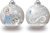 ARDITEX Frozen Kerstbal Memories Zilverachtig 10 Stuks Plastic (Ø 6 cm)