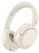 Edifier Casque circum-auriculaire sans fil - W800BT Pro - Réduction hybride active du bruit (ANC) - Bluetooth 5.4 - Audio Hi-Res - Autonomie de 45 heures - Pliable - Ivoire blanc