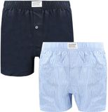 Levi's Woven Boxershorts 2-Pack Blauw - Maat L - Heren