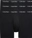 Calvin Klein Boxer Brief 3Pk Zwart Katoen/Elastaan Mannen M