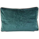 Bassetti Velour Uni V1 Kussenhoes 40x60cm Verde Pino