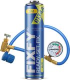 FIXFY 2in1 500ml airconditioning navulset - GROTE BUS + R134a slang