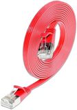 SLIM Patchcords Slim Wirewin SLIM Patchcords STP Netwerkkabel Rood 0,25 m Cat6 U/FTP Plat