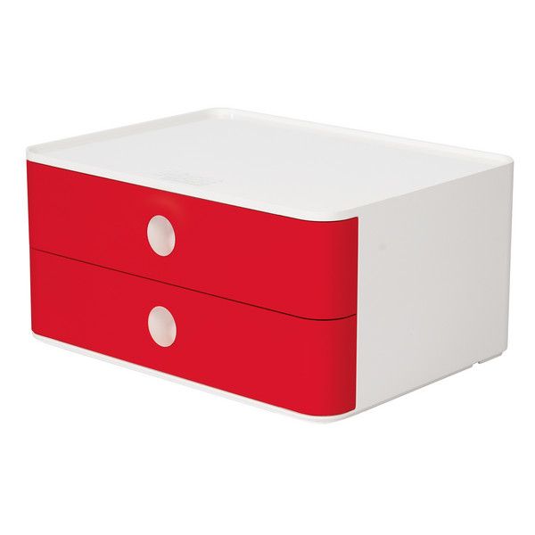 HAN Smart-box Allison - 2 lades - Rood/Wit