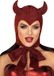 Leg Avenue - Duivel Kostuum - Rode Luxe Duivel Kap Hellgirl - Rood - One Size - Halloween - Verkleedkleding