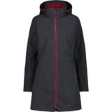 CMP Damenparka Mit Kapuze Und Reißverschluss dames Softshell parka