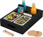 Merkloos Relaxdays Couchbar Bamboe met RVS Schaaltjes