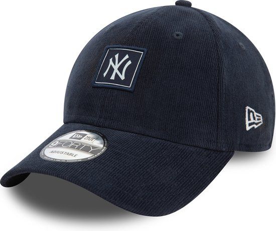 New Era New York Yankees Cord Patch Navy 9FORTY Adjustable Cap - Unisex - One Size