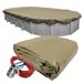 Pool Mate 601833-4-PM 20-jaar Premium Winter Ovale Bovengrondse afdekking, 5,5 x 10,1 m zwembad, zand