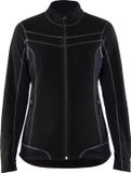 Blåkläder Dames Microfleecevest Zwart Maat XS