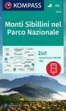 Carta KOMPASS Freytag & Berndt Monti Sibillini D/I 1:50.000