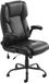 VEVOR Executive Office Chair Bureaustoel Opvouwbare Armleuningen Zwart