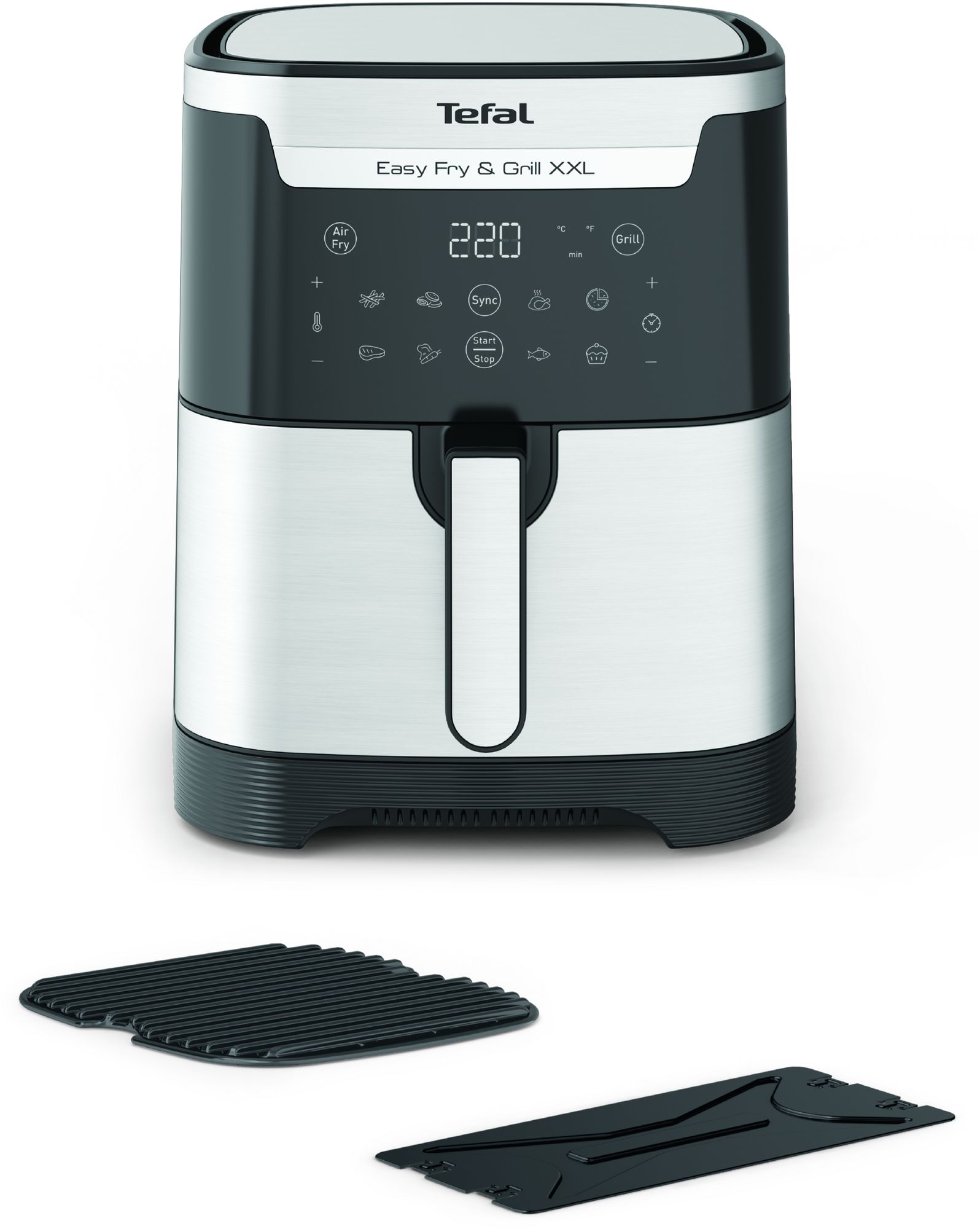 Tefal Easy Fry & Grill XXL EY801D - 2-in-1 Airfryer - 6.5L - 1650W