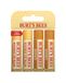Burt's Bees 100% natuurlijke, hydraterende lippenbalsem, verpakking van 4, originele bijenwas met vitamine E en pepermuntolie - 4 tubes, 17 g