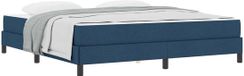 vidaXL Boxspringbed Blauw 180 x 200 cm Stof