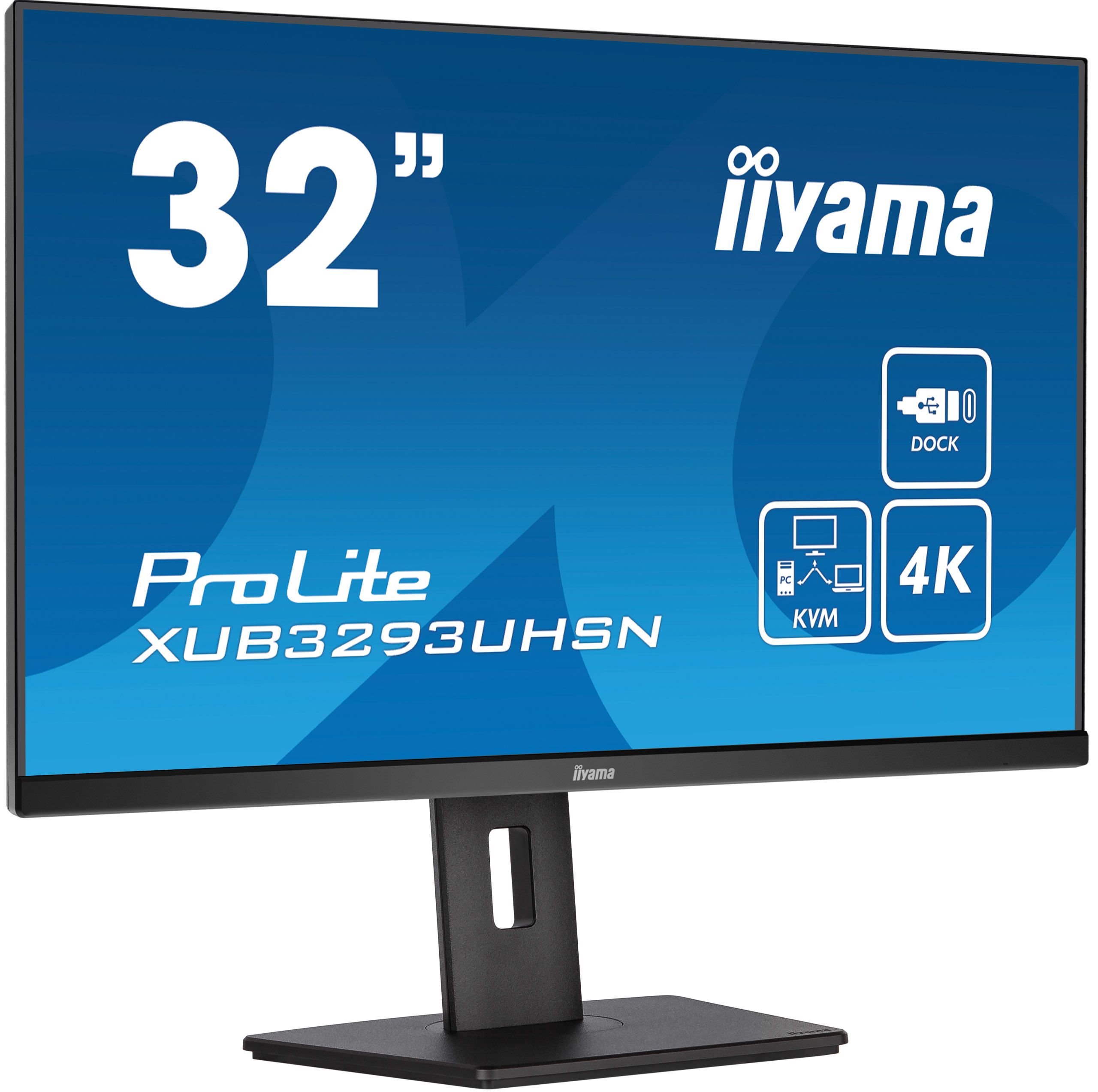 iiyama ProLite XUB3293UHSN-B5 31.5" 4K Monitor - USB-C, IPS, Adjustable