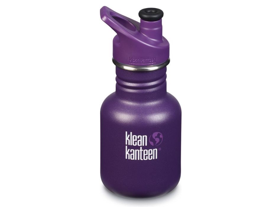 Klean Kanteen Klean Kanteen RVS Drinkfles Kid Kanteen Classic Sport (355ml) - Grape Jelly Mat - 355