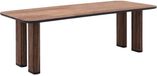 Goossens Adel Eettafel - Hout - 225 x 78 x 100 cm - Rechthoek - bruin