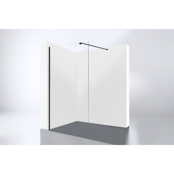 Best Design Dalis 800-Nero inloopdouche 80x200cm 8mm veiligheidsglas NANO mat-zwart