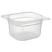 APS 82138 GN 1/6 Polypropyleen Transparante Container met literschaal