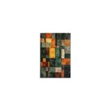 A.S. Création Canvas Block Art Schaken - Wandafbeelding in groen, geel - 40 x 60 cm - DD133342