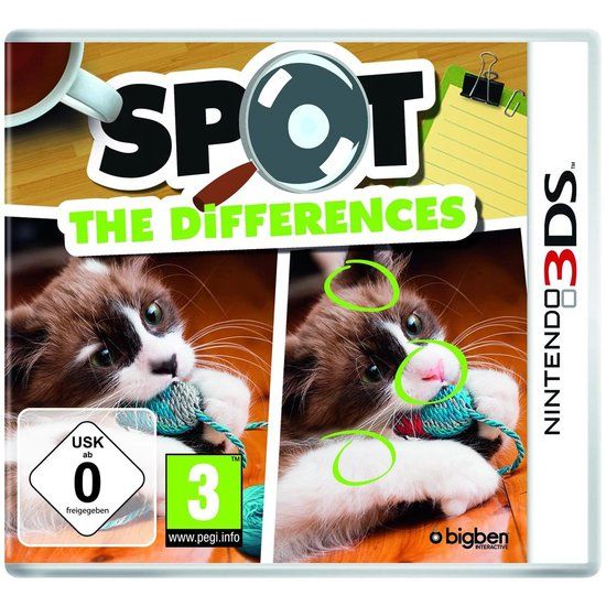Bigben Spot the Differences - Nintendo 3DS
