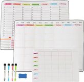 Relaxdays Whiteboard-set - 3-delig - wit