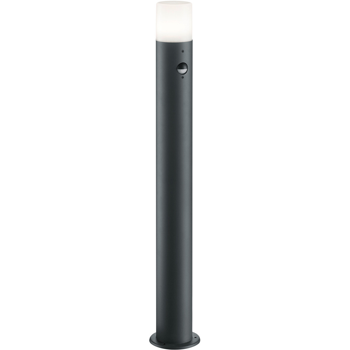 BES LED LED Tuinverlichting - Buitenlamp - Trion Hosina XL - Staand - Bewegingssensor - E27 Fitting - Mat Zwart - Aluminium