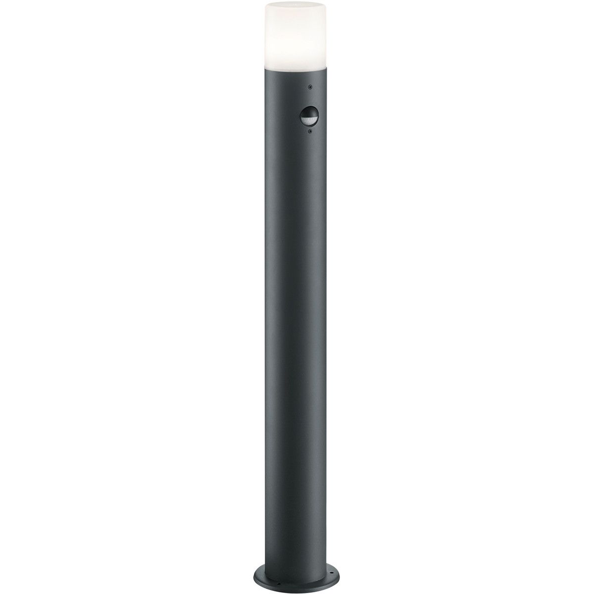 BES LED Trion Hosina XL Buitenlamp - Staand - Bewegingssensor - E27 - Antraciet - Rond - 800cm