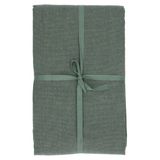 Nappe ronde, coton bio GOTS, verte, Ø 210 cm
