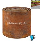 Bordure de jardin en acier Corten avec montage simple