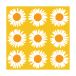 Marimekko Serviettes tournesol 33x33 cm, Pack de 20 Jaune