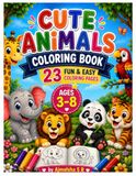 Cute Animals Coloring Book