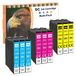 Epson Cartouches d'encre T1295 pour Epson 129XL, 9 pièces (3 cyan/3 magenta/3 jaune)