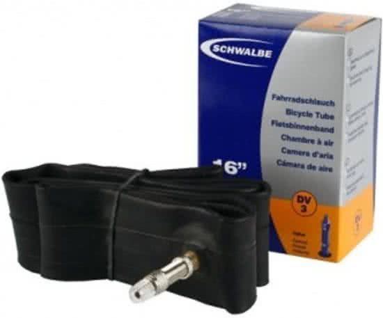 Schwalbe DV 3 Binnenband Fiets Hollands Ventiel 32 mm 16 x 1
