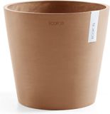 Ecopots Amsterdam 30 - Terra - Ø30 x H25,4 cm - Pot de fleurs rond couleur terre cuite