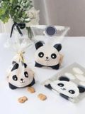 Merkloos / Sans marque Knaak Commerce B.V. Traktatiezakjes - Uitdeelzakjes - Verjaardagzakjes - Feestzakjes - Snoepzakjes - Panda Beer - Cellofaan - 15 cm