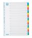 OXFORD Alfabetische tabbladen, A4, 26 posities, kaart, dikte 170 g, wit