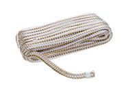 SEACHOICE Double-Braid Nylon Dock Line 3/8 x 15' 40011 Goud/Wit