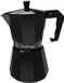 Cheffinger Machine à café italienne 320ml 6 tasses Aluminium Noir
