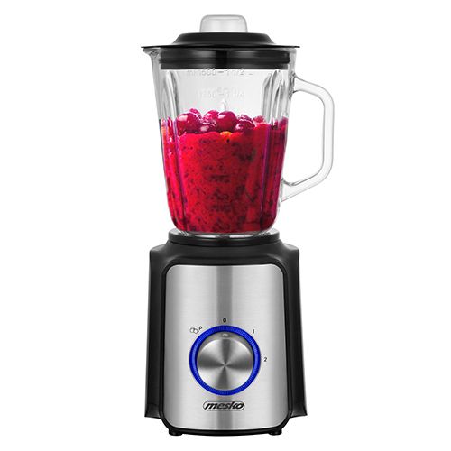 Mesko MS 4080 - Blender - 1.5L - 1200W - Blueberry/Steel/Transparent