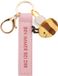 NICI porte-clés Je suis toujours avec toi bracelet en similicuir rose 10cm avec pendentif