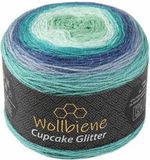Wollbiene Cupcake Glitter - Verloopgaren - 150 gram - 540 meter - Breigaren - Haakgaren - Glitter - 3090